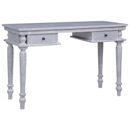 vidaXL Bureau 115x50x78 cm Bois massif d'acajou