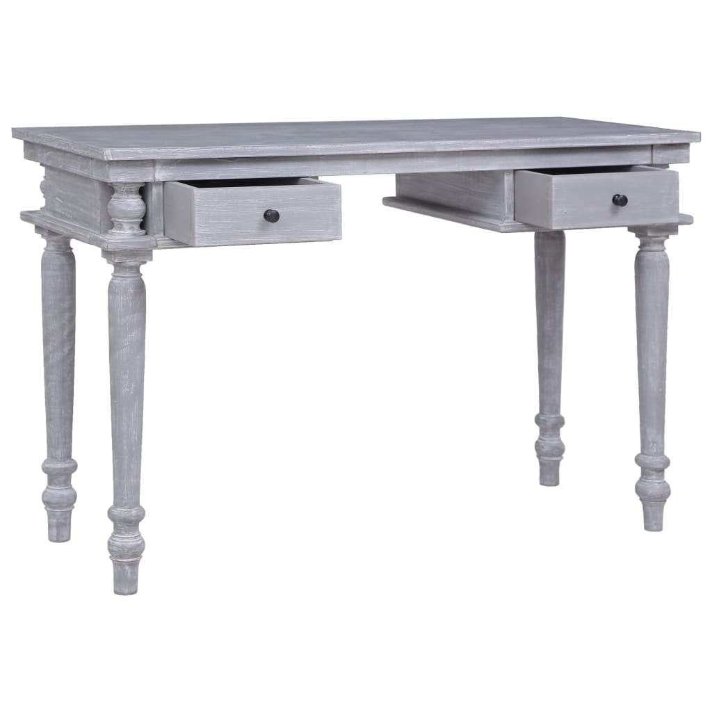 vidaXL Bureau 115x50x78 cm Bois massif d'acajou
