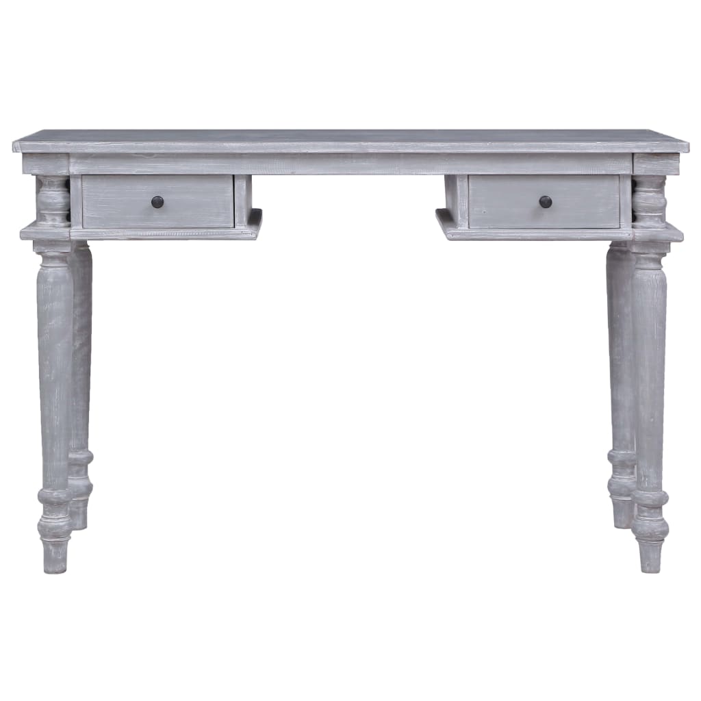 vidaXL Bureau 115x50x78 cm Bois massif d'acajou