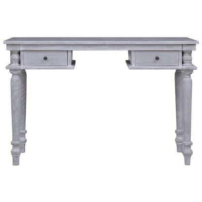 vidaXL Bureau 115x50x78 cm Bois massif d'acajou