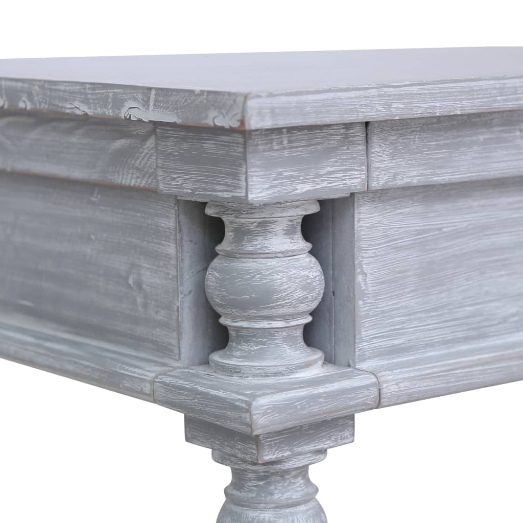 vidaXL Bureau 115x50x78 cm Bois massif d'acajou