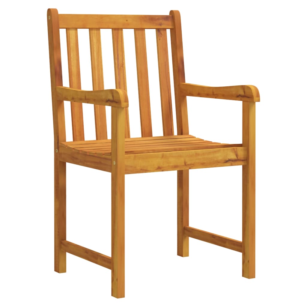 vidaXL Chaises de jardin 2 pcs Bois d'acacia massif