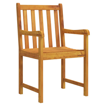 vidaXL Chaises de jardin 2 pcs Bois d'acacia massif