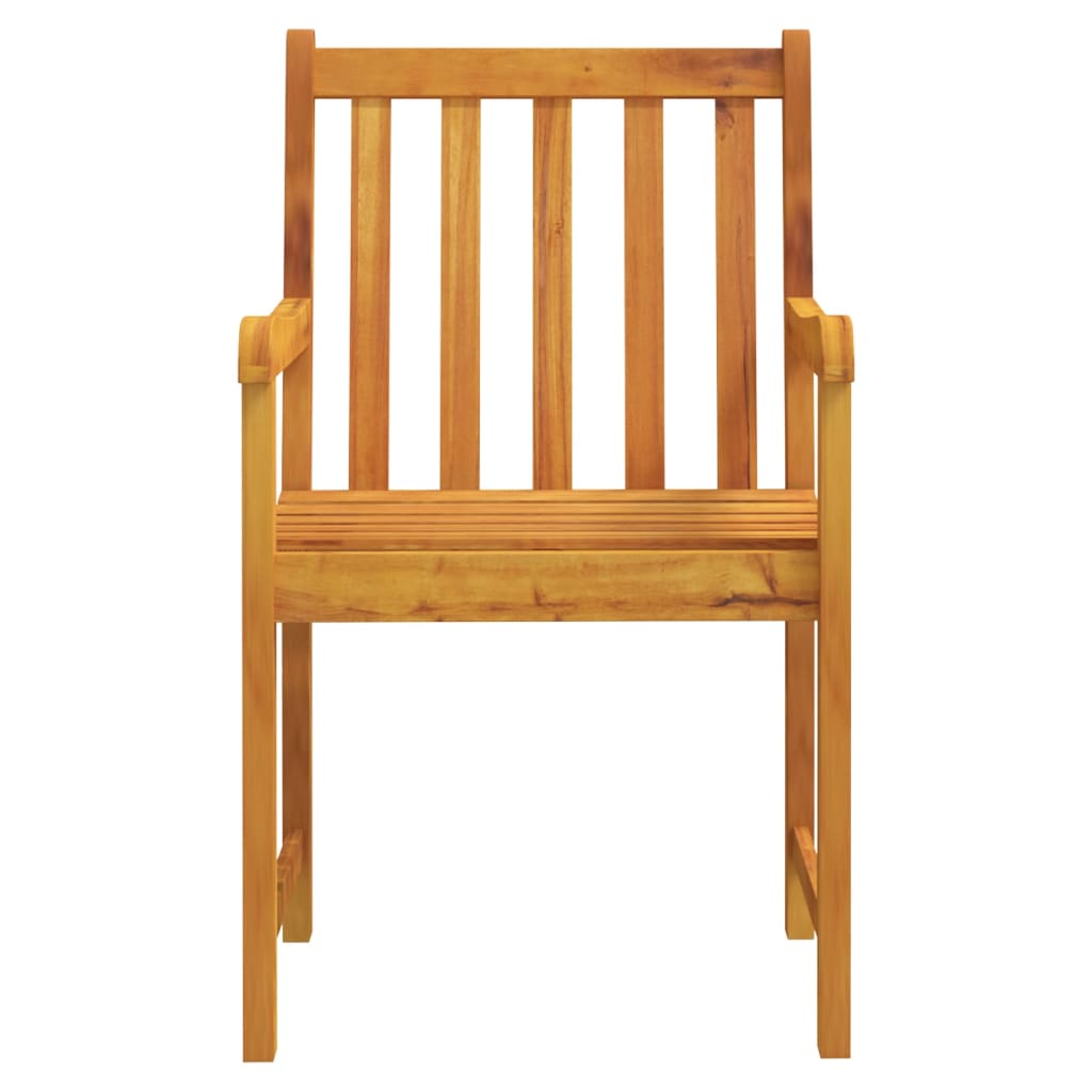 vidaXL Chaises de jardin 2 pcs Bois d'acacia massif