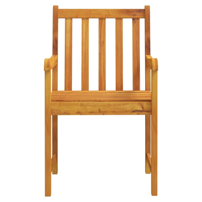 vidaXL Chaises de jardin 2 pcs Bois d'acacia massif