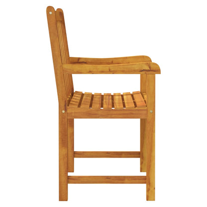 vidaXL Chaises de jardin 2 pcs Bois d'acacia massif
