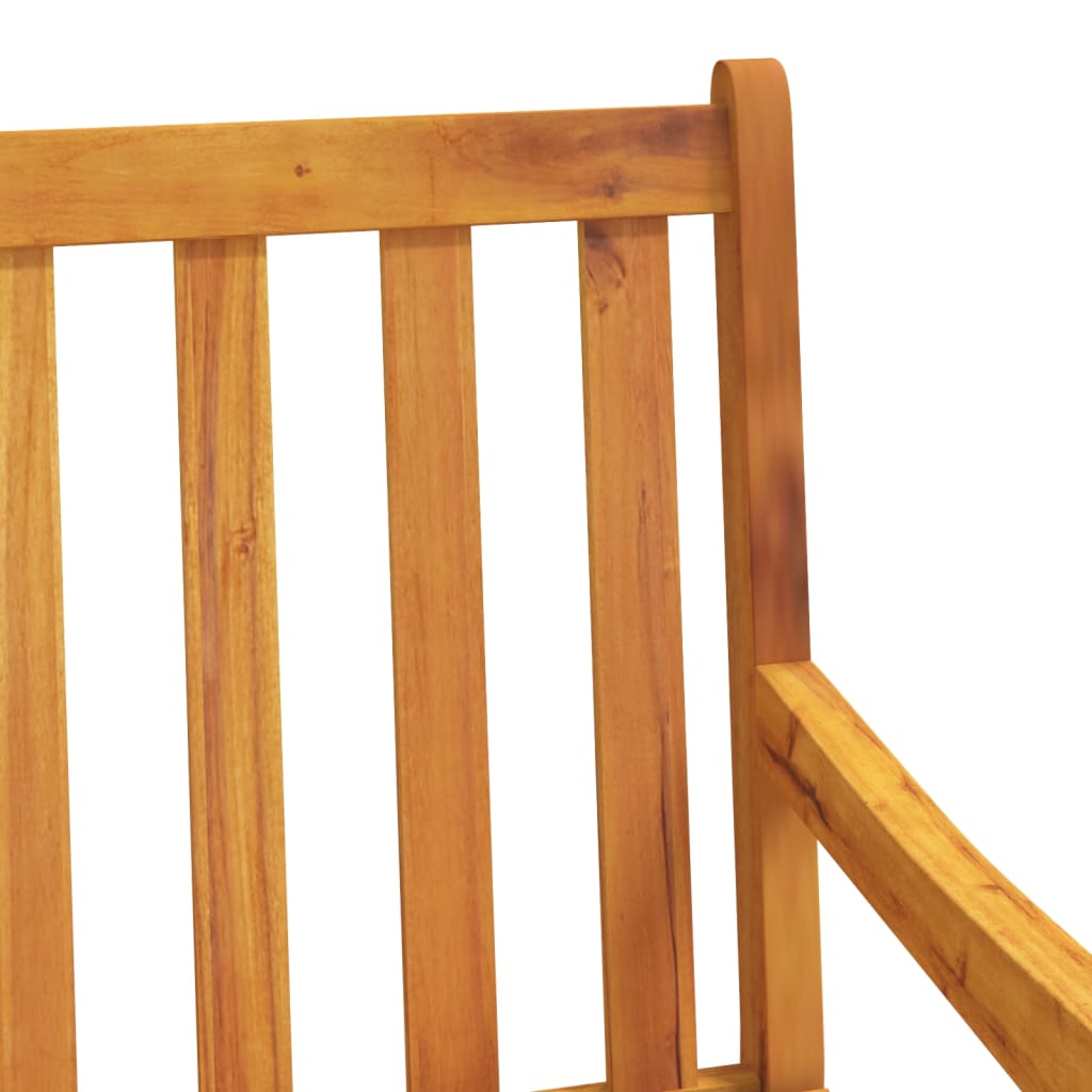 vidaXL Chaises de jardin 2 pcs Bois d'acacia massif