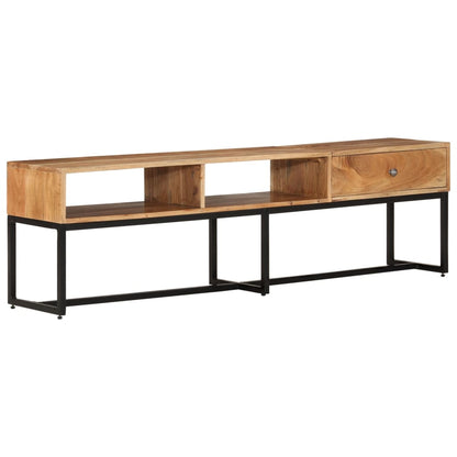 vidaXL Meuble TV 160x30x45 cm Bois massif d'acacia