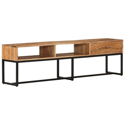 vidaXL Meuble TV 160x30x45 cm Bois massif d'acacia