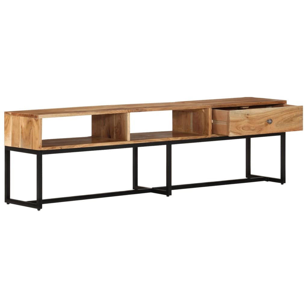 vidaXL Meuble TV 160x30x45 cm Bois massif d'acacia