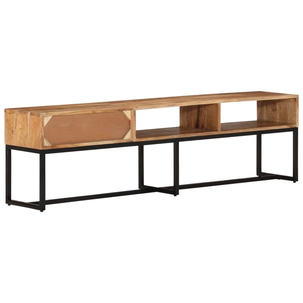 vidaXL Meuble TV 160x30x45 cm Bois massif d'acacia