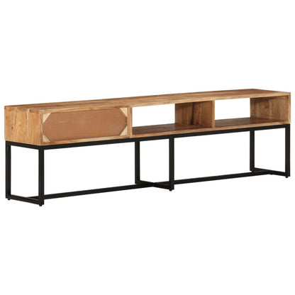 vidaXL Meuble TV 160x30x45 cm Bois massif d'acacia