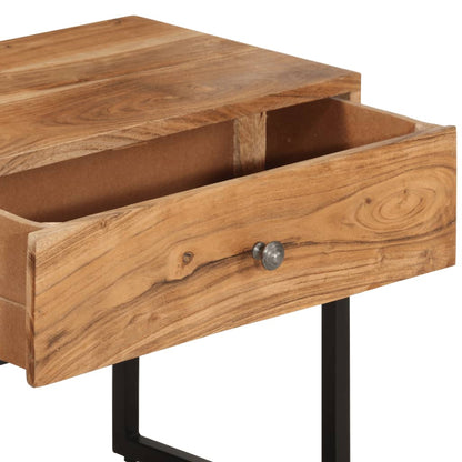 vidaXL Meuble TV 160x30x45 cm Bois massif d'acacia