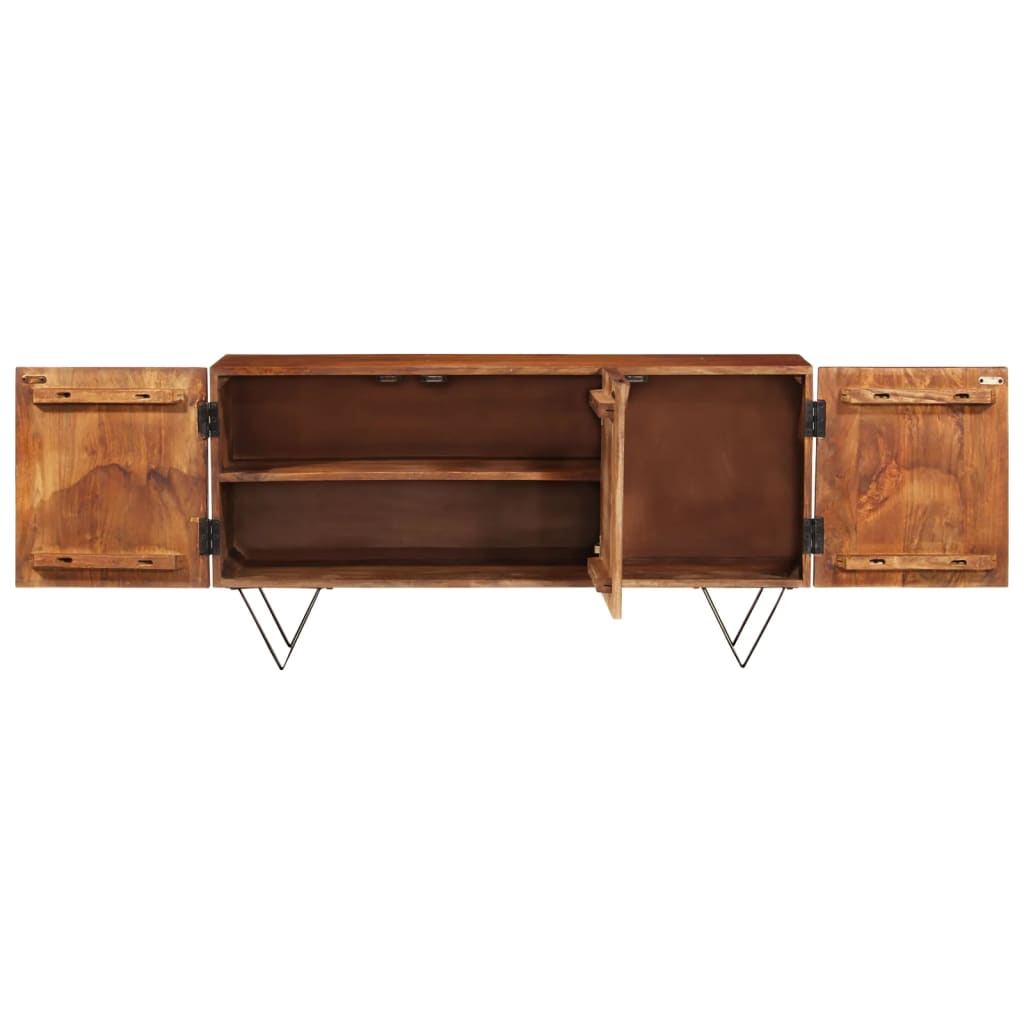 vidaXL Buffet 110x35x56 cm Bois de manguier massif