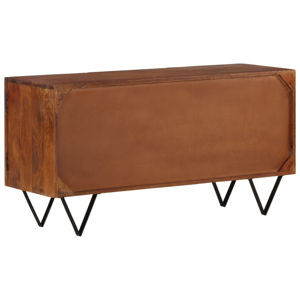 vidaXL Buffet 110x35x56 cm Bois de manguier massif