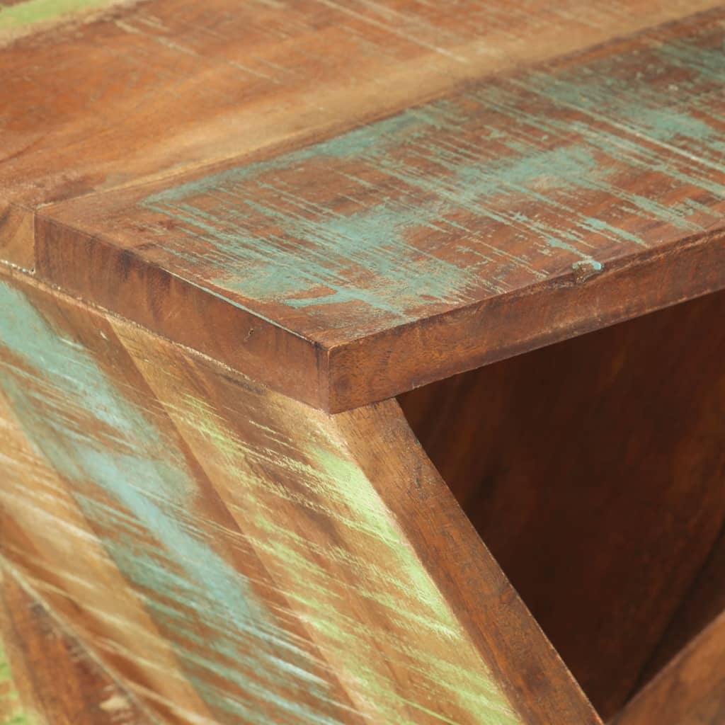 vidaXL Table d'appoint 35x35x55 cm Bois de récupération massif