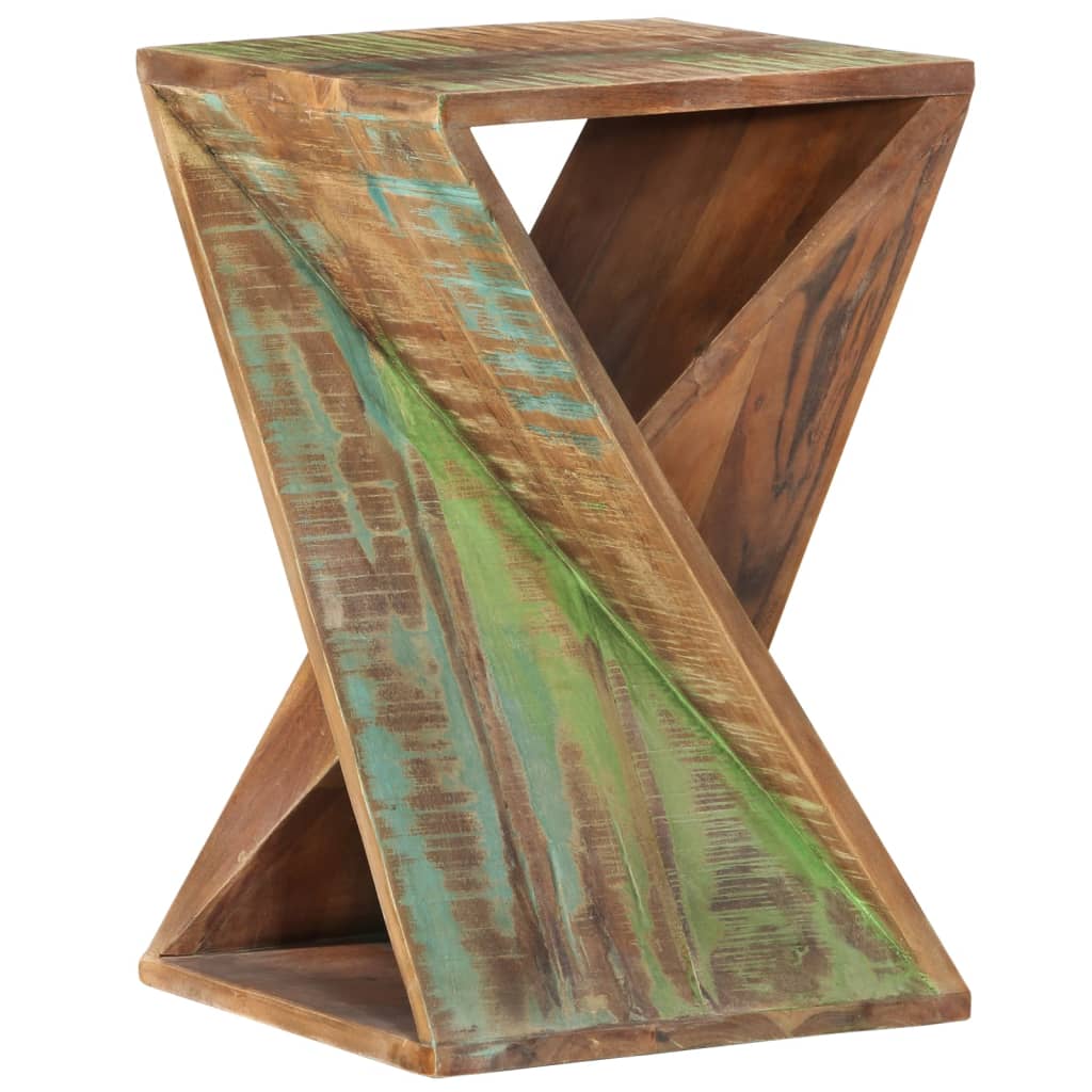 vidaXL Table d'appoint 35x35x55 cm Bois de récupération massif