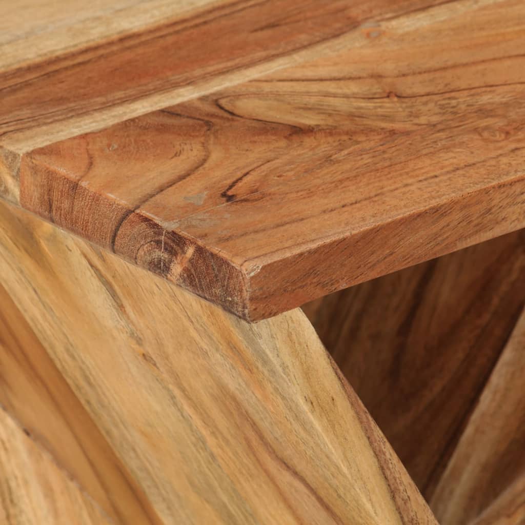 vidaXL Table d'appoint 35x35x55 cm Bois d'acacia massif