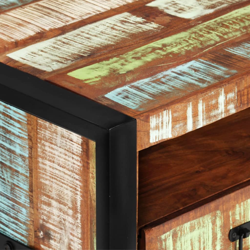 vidaXL Table basse 100x50x41 cm en bois de récupération massif