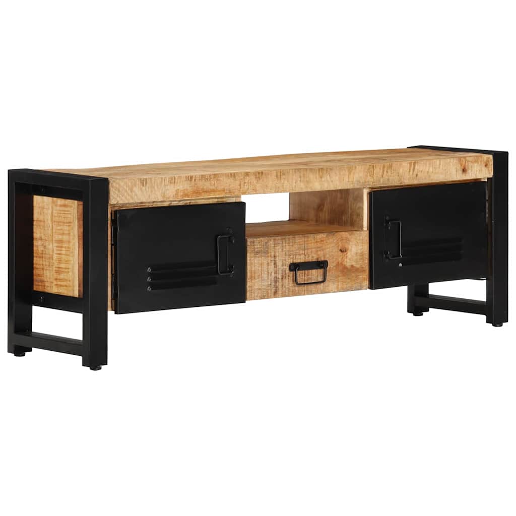 vidaXL Meuble TV 120x30x40 cm Bois de manguier massif