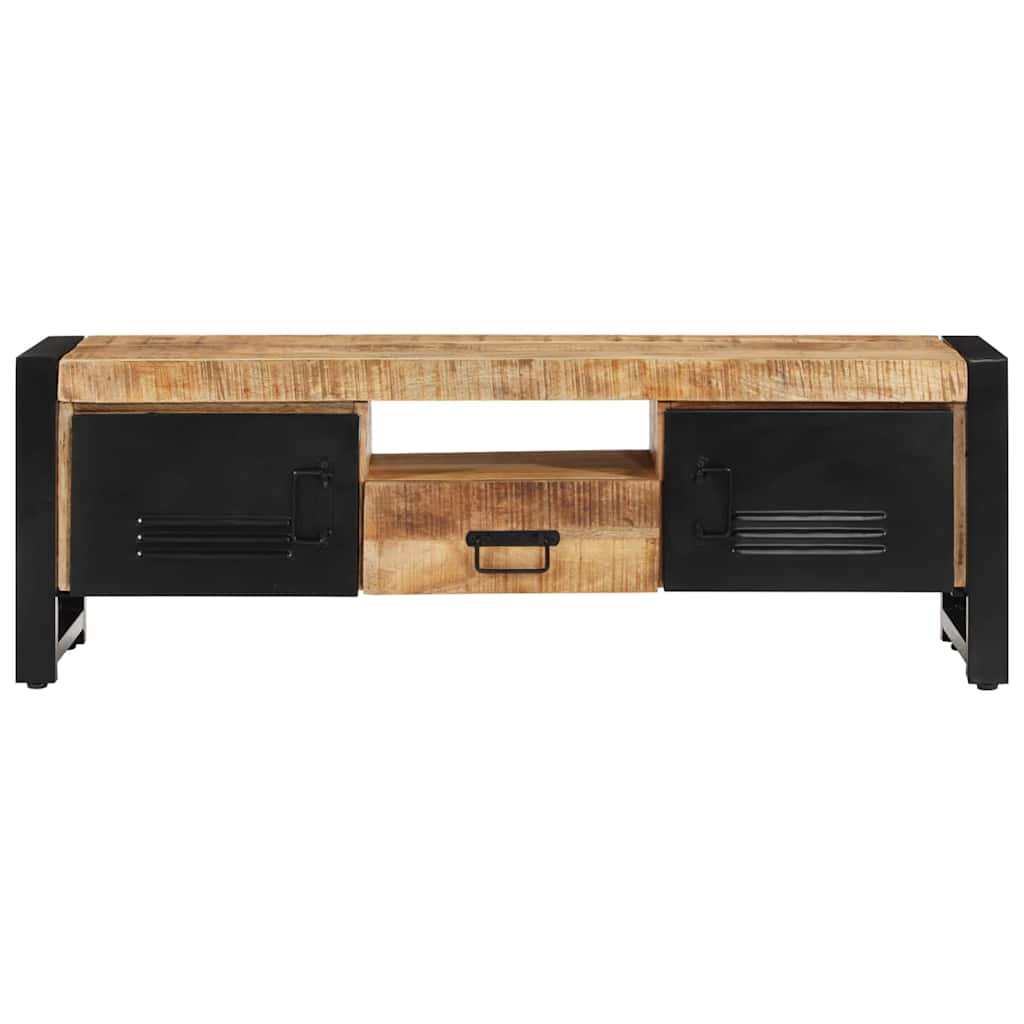 vidaXL Meuble TV 120x30x40 cm Bois de manguier massif