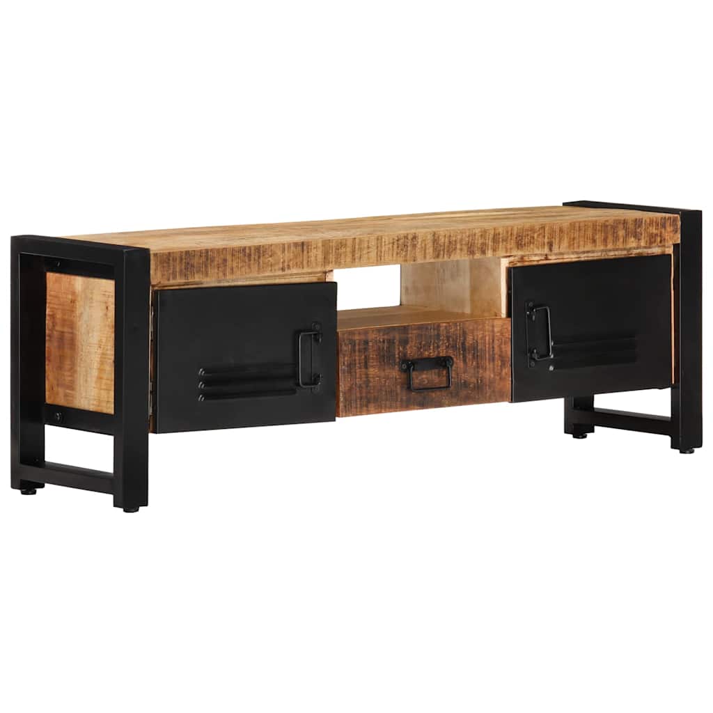 vidaXL Meuble TV 120x30x40 cm Bois de manguier massif