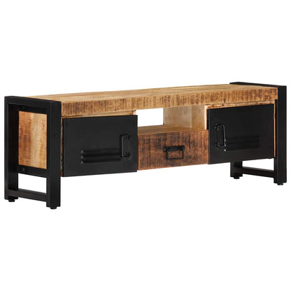vidaXL Meuble TV 120x30x40 cm Bois de manguier massif