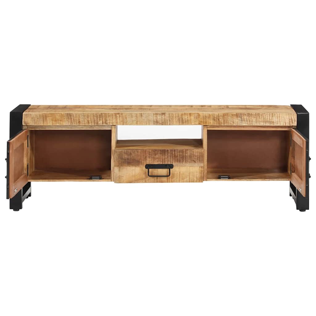 vidaXL Meuble TV 120x30x40 cm Bois de manguier massif