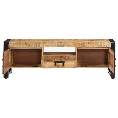 vidaXL Meuble TV 120x30x40 cm Bois de manguier massif