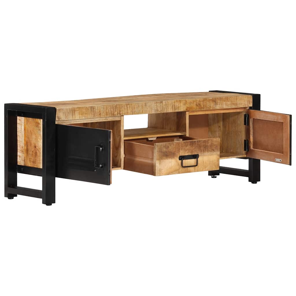 vidaXL Meuble TV 120x30x40 cm Bois de manguier massif