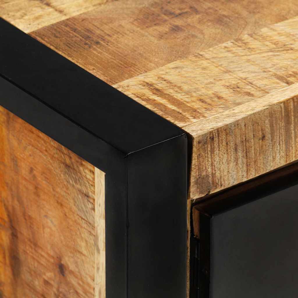 vidaXL Meuble TV 120x30x40 cm Bois de manguier massif