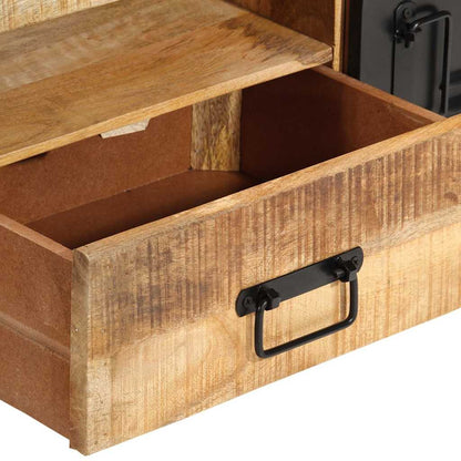 vidaXL Meuble TV 120x30x40 cm Bois de manguier massif