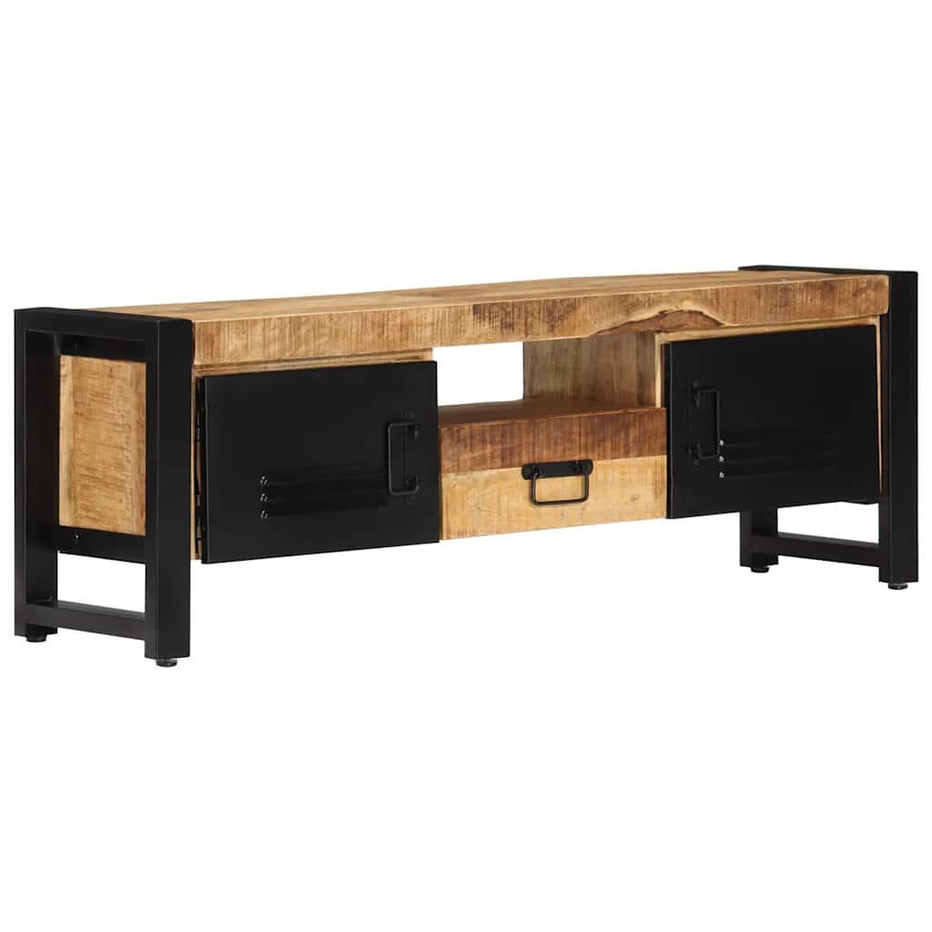 vidaXL Meuble TV 120x30x40 cm Bois de manguier massif