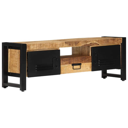 vidaXL Meuble TV 120x30x40 cm Bois de manguier massif