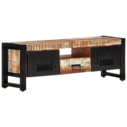 vidaXL Meuble TV 120x30x40 cm Bois de récupération massif