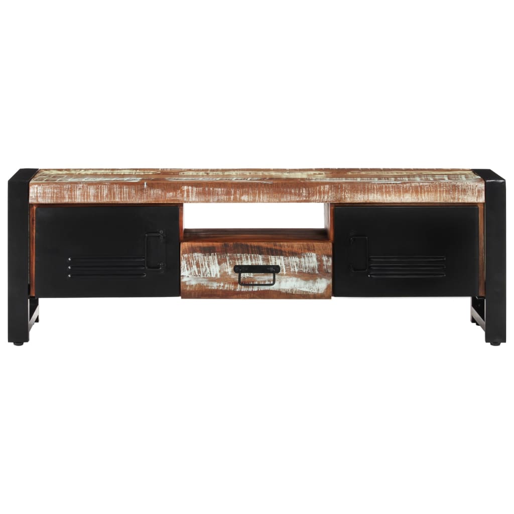 vidaXL Meuble TV 120x30x40 cm Bois de récupération massif