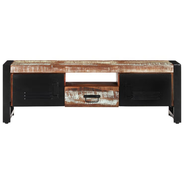 vidaXL Meuble TV 120x30x40 cm Bois de récupération massif