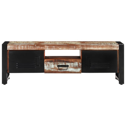 vidaXL Meuble TV 120x30x40 cm Bois de récupération massif