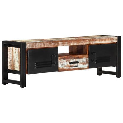 vidaXL Meuble TV 120x30x40 cm Bois de récupération massif