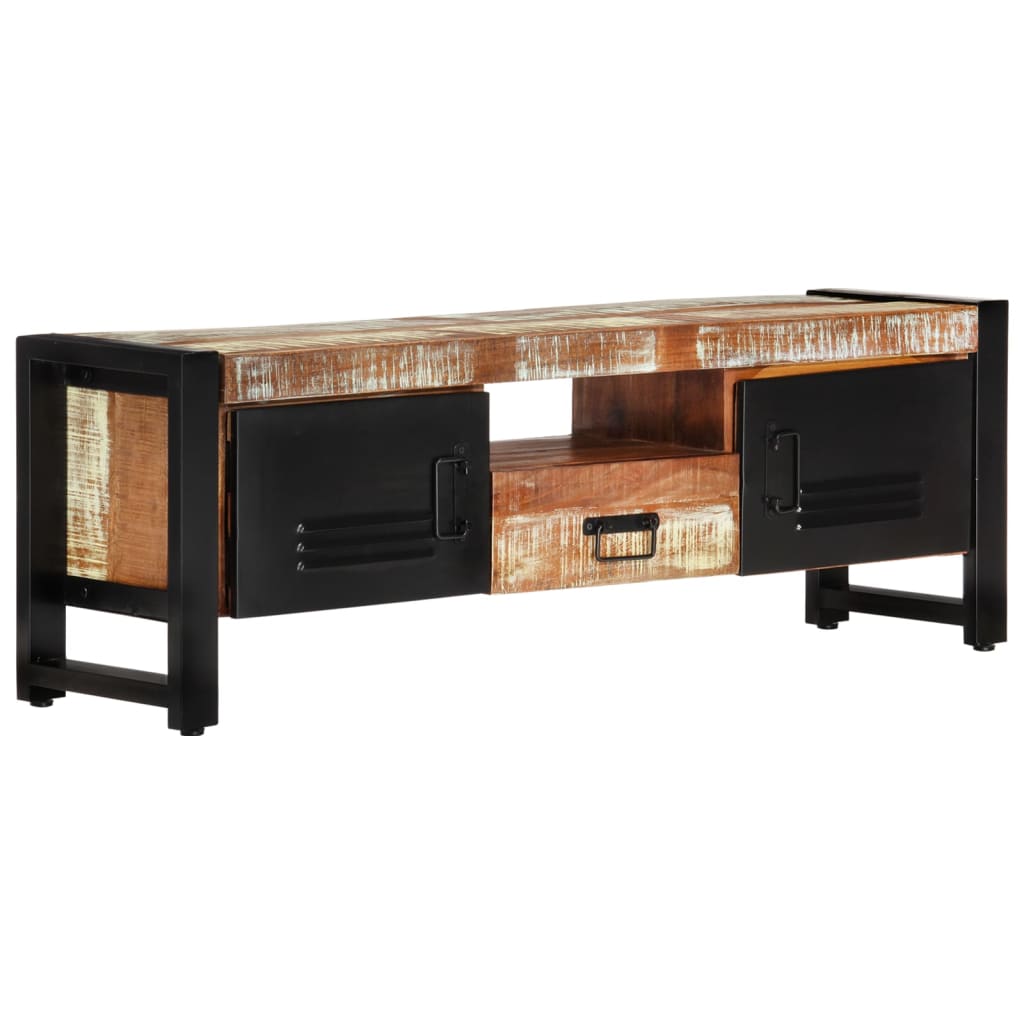 vidaXL Meuble TV 120x30x40 cm Bois de récupération massif