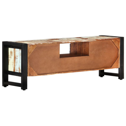 vidaXL Meuble TV 120x30x40 cm Bois de récupération massif
