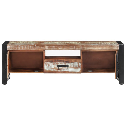 vidaXL Meuble TV 120x30x40 cm Bois de récupération massif