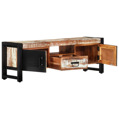 vidaXL Meuble TV 120x30x40 cm Bois de récupération massif