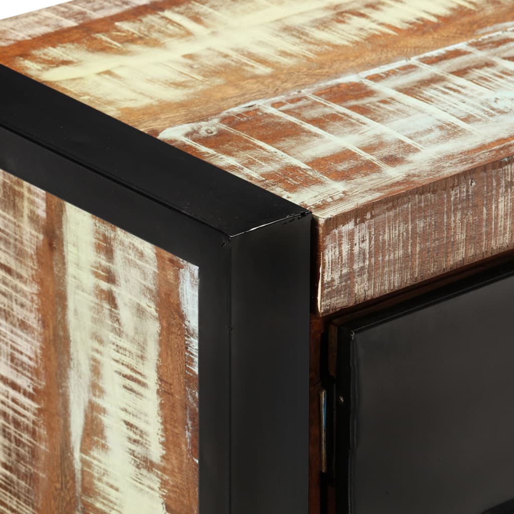 vidaXL Meuble TV 120x30x40 cm Bois de récupération massif