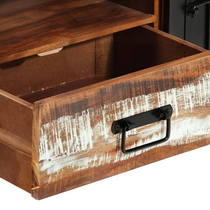 vidaXL Meuble TV 120x30x40 cm Bois de récupération massif