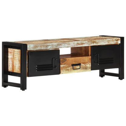 vidaXL Meuble TV 120x30x40 cm Bois de récupération massif