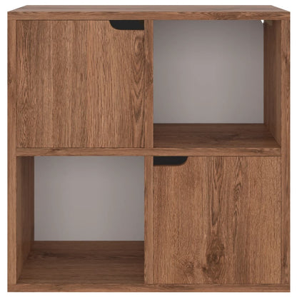 vidaXL Bücherregal Braun Eichen-Optik 60x27,5x59,5 cm Holzwerkstoff