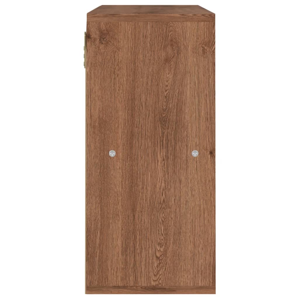 vidaXL Bücherregal Braun Eichen-Optik 60x27,5x59,5 cm Holzwerkstoff