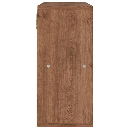 vidaXL Bücherregal Braun Eichen-Optik 60x27,5x59,5 cm Holzwerkstoff