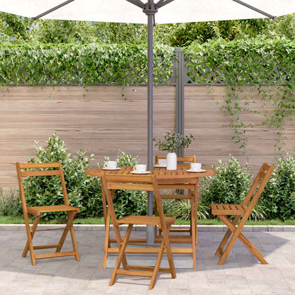 vidaXL Klappbarer Gartentisch 110 cm Massivholz Akazie